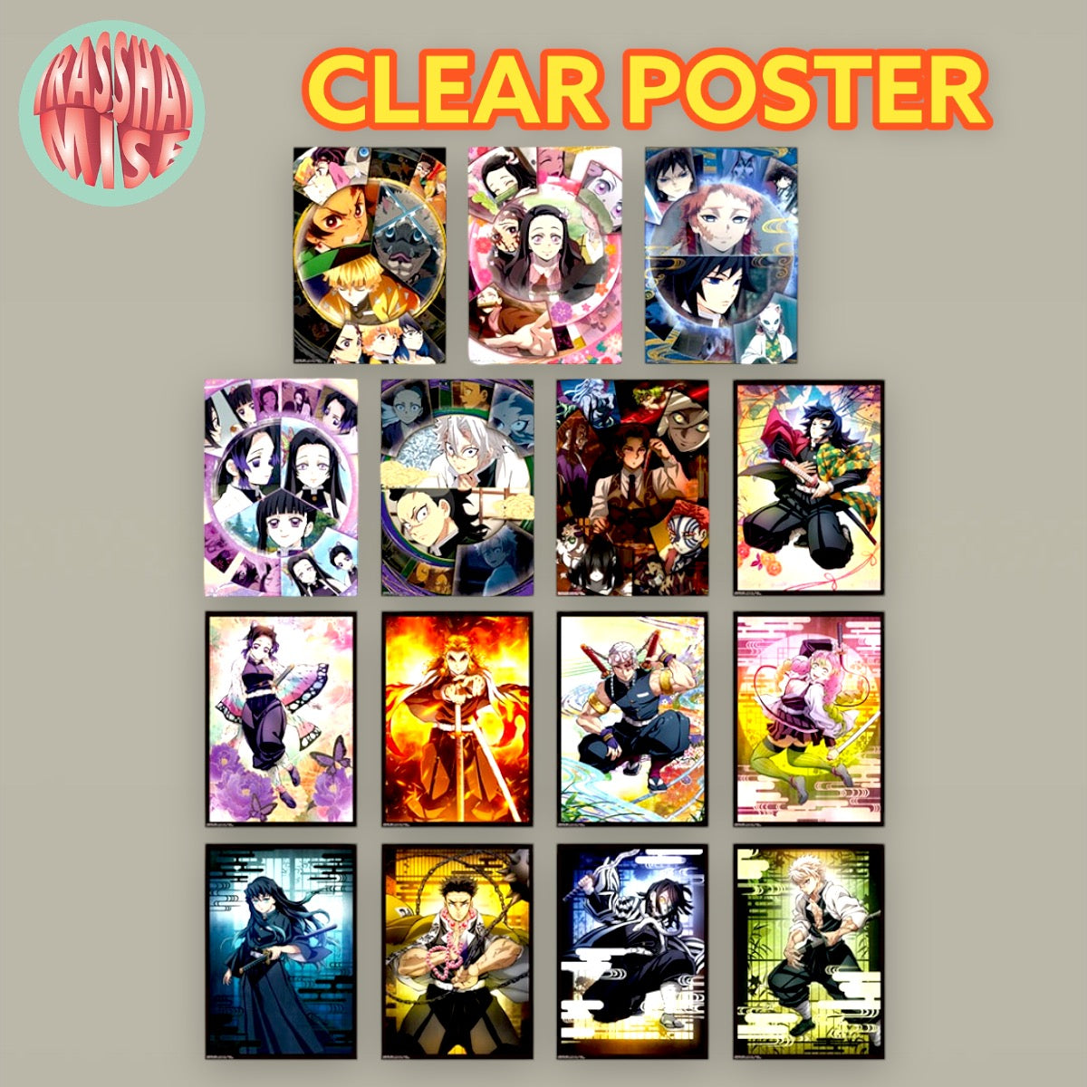 Demon Slayer Clear Poster