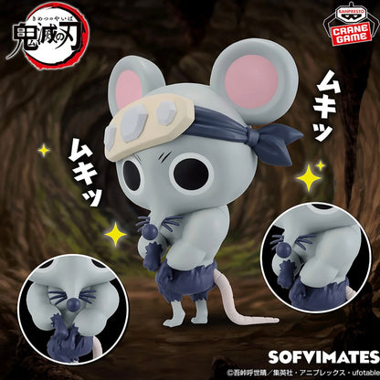 Demon Slayer Muki Muki Nezumi Sofvimates Action Figure