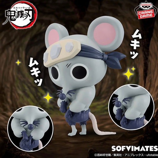 Demon Slayer Muki Muki Nezumi Sofvimates Action Figure