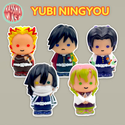 Rengoku, Giyu, Shinobu, Obanai & Mitsuri Yubi Ningyou