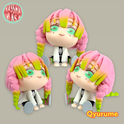 Demon Slayer Mitsuri & Obanai Qyurume