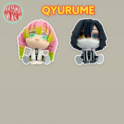 Demon Slayer Mitsuri & Obanai Qyurume