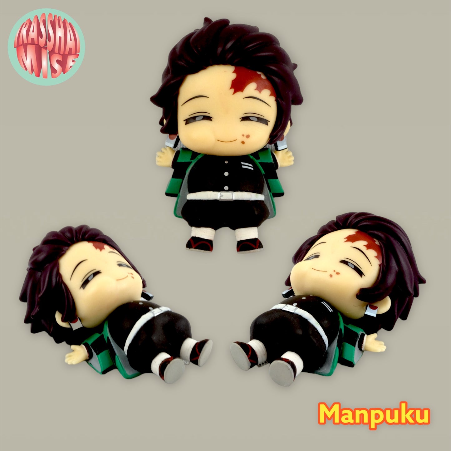 Demon Slayer Tanjiro, Zenitsu, Rengoku & Inosuke Manpuku