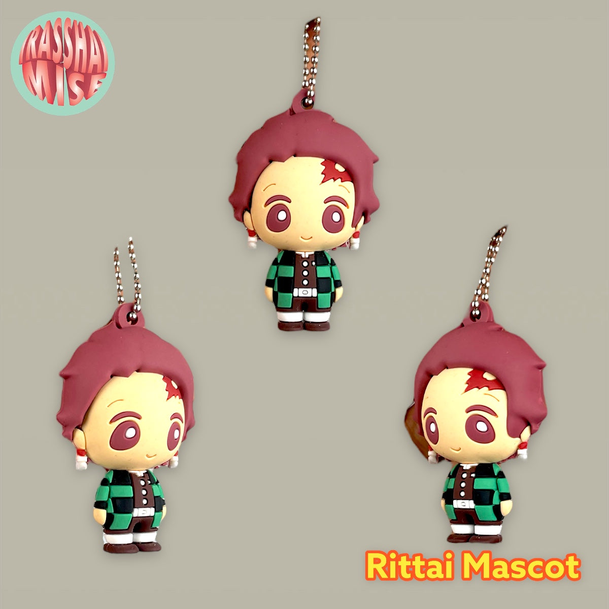 Demon Slayer Rittai Mascot Keychain