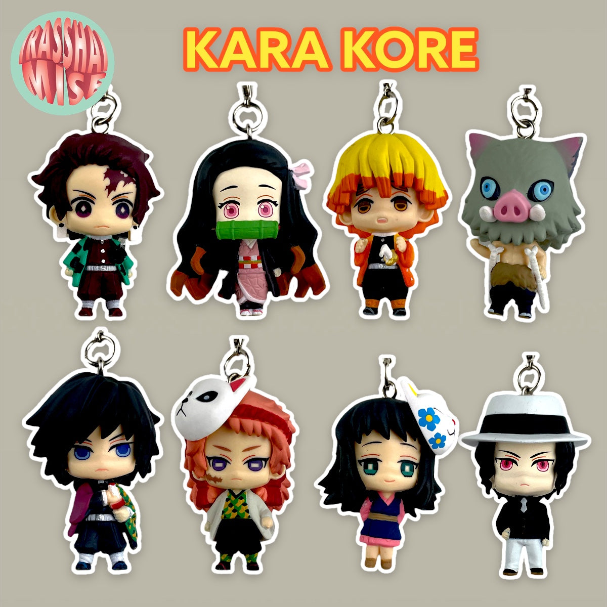 Demon Slayer Kara Kore Keychains vol.1