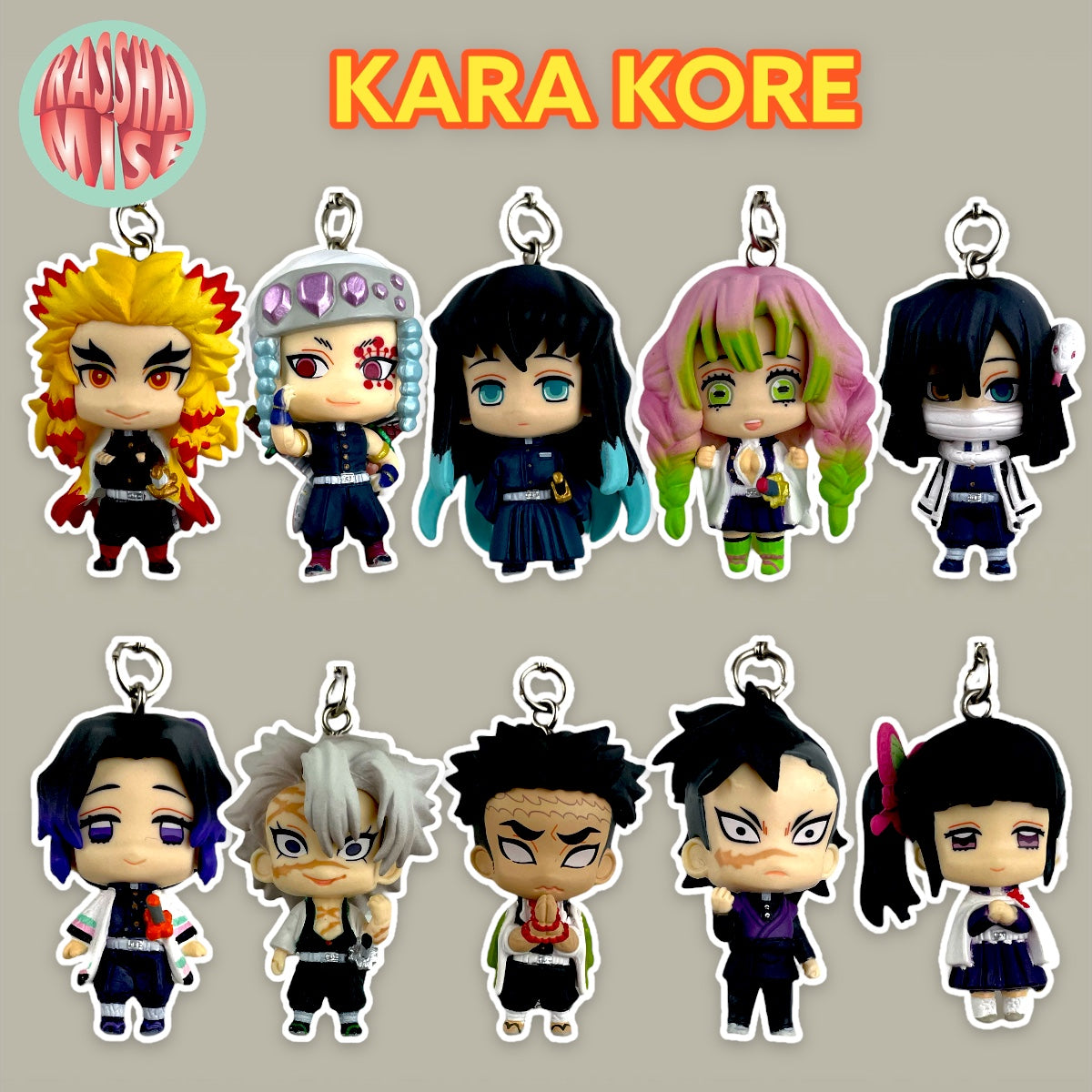 Demon Slayer Kara Kore Keychains vol.2